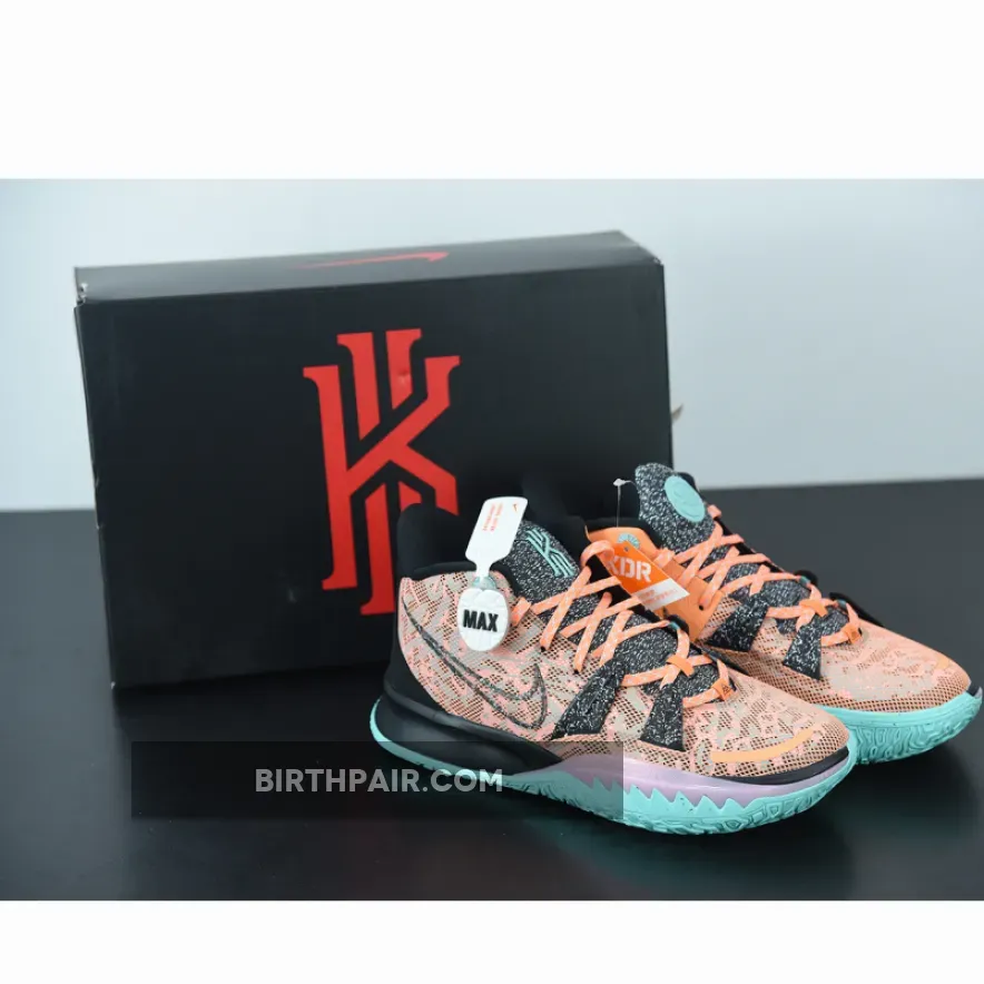Nike Kyrie 7 'Play For The Future' Atomic Orange/Tropical Twist/Black DD1447-800 / Kyrie 7 Yellow Strike