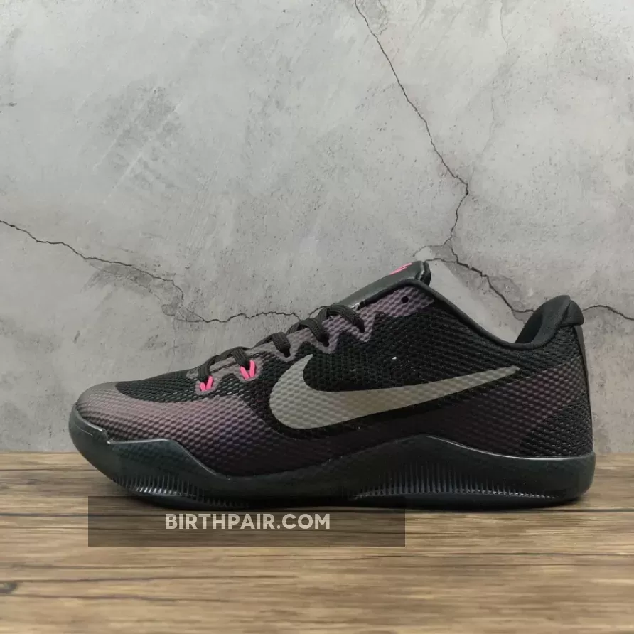 Nike Kobe 11 Low "Invisibility Cloak" Black/Hyper Pink-Metallic Silver