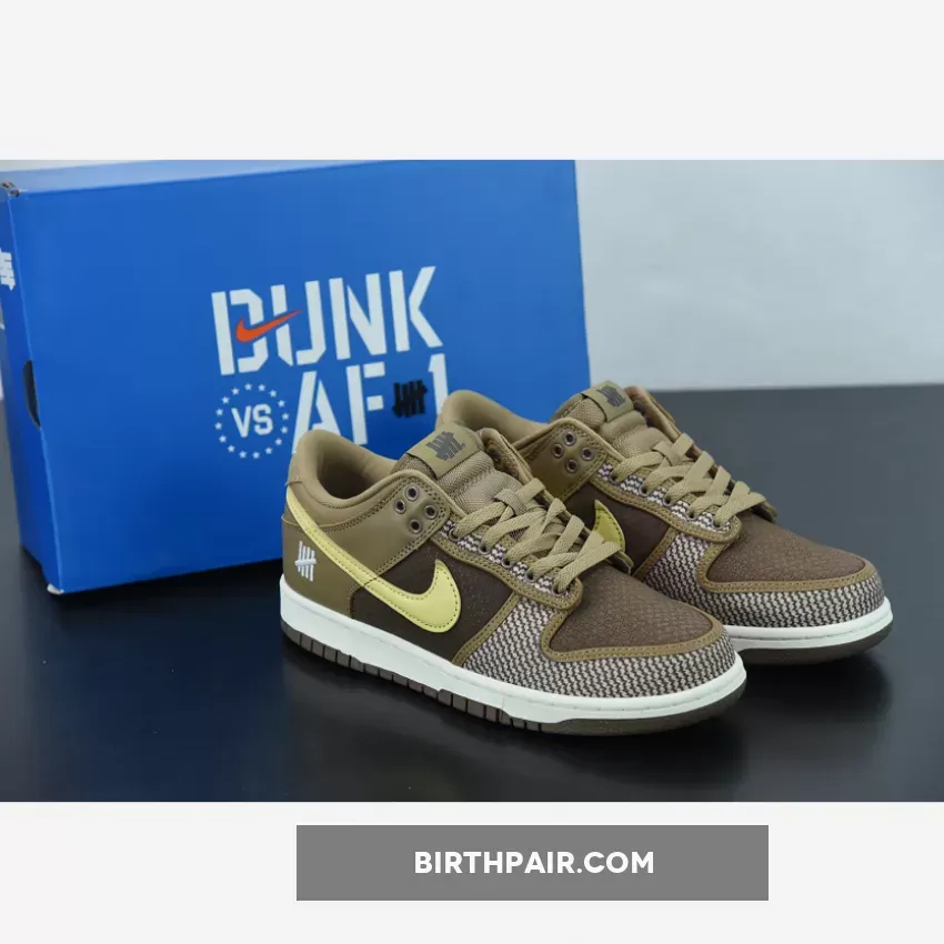 Undefeated Dunks / Undefeated x Nike Dunk Low 'Dunk vs AF1' Canteen/Lemon Frost