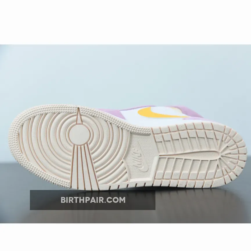 Air Jordan 1 Mid SE GS 'Arctic Pink' DC9517-600 Light Arctic Pink University Gold-White WMNS #University Pink Jordan 4