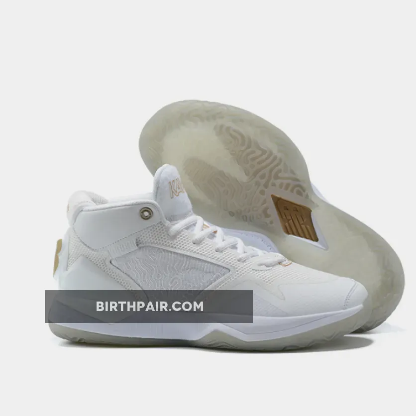 White And Gold New Balance / New Balance KAWHI White/Metallic Gold