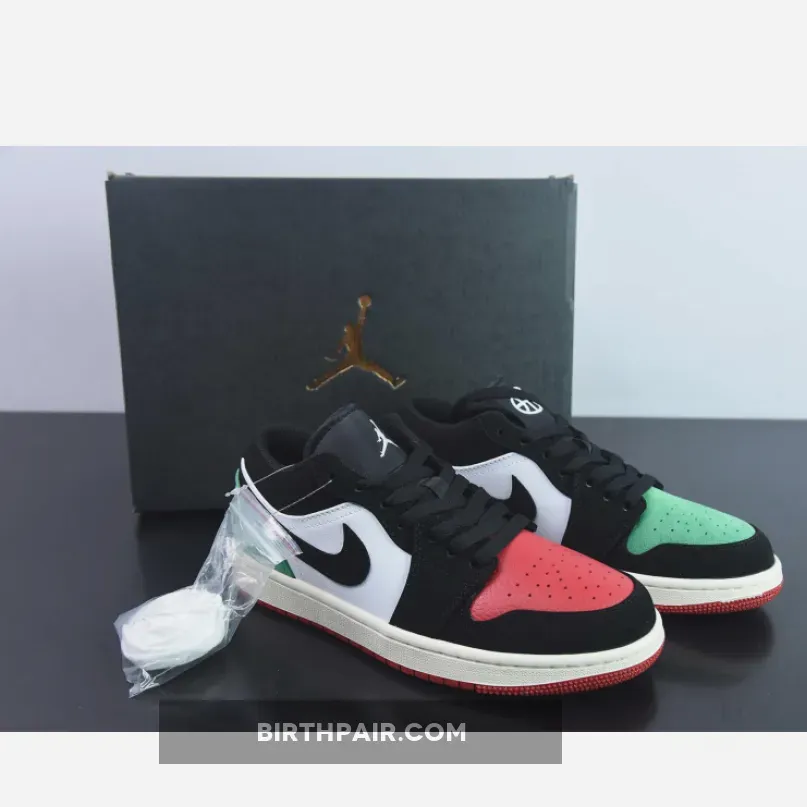Green Suede Jordan 1 Air Jordan 1 'QUAI 54' White/Black-University Red-Classic Green