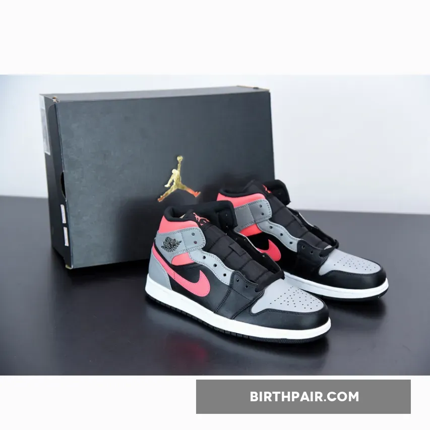 Air Jordan 1 Mid 'Pink Shadow' Jordan 1s Pink 554724-059