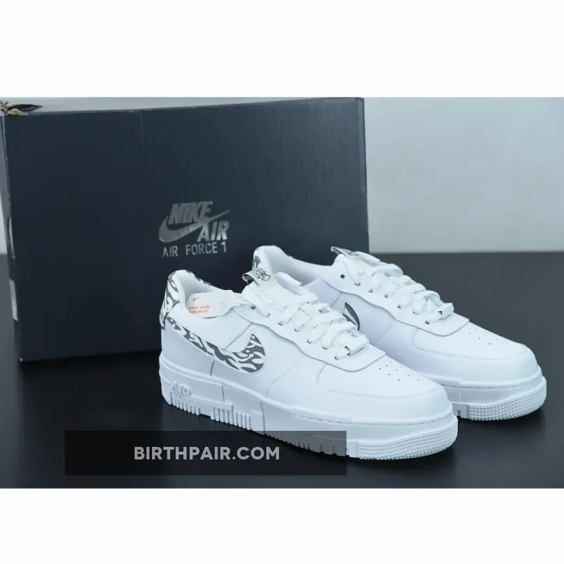 Zebra Sneakers Womens Nike Air Force 1 Pixel 'Zebra' DH9632-100