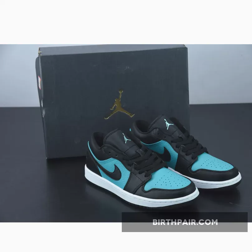 Online Sale Air Jordan 1 Low Black/Blue 553558-026