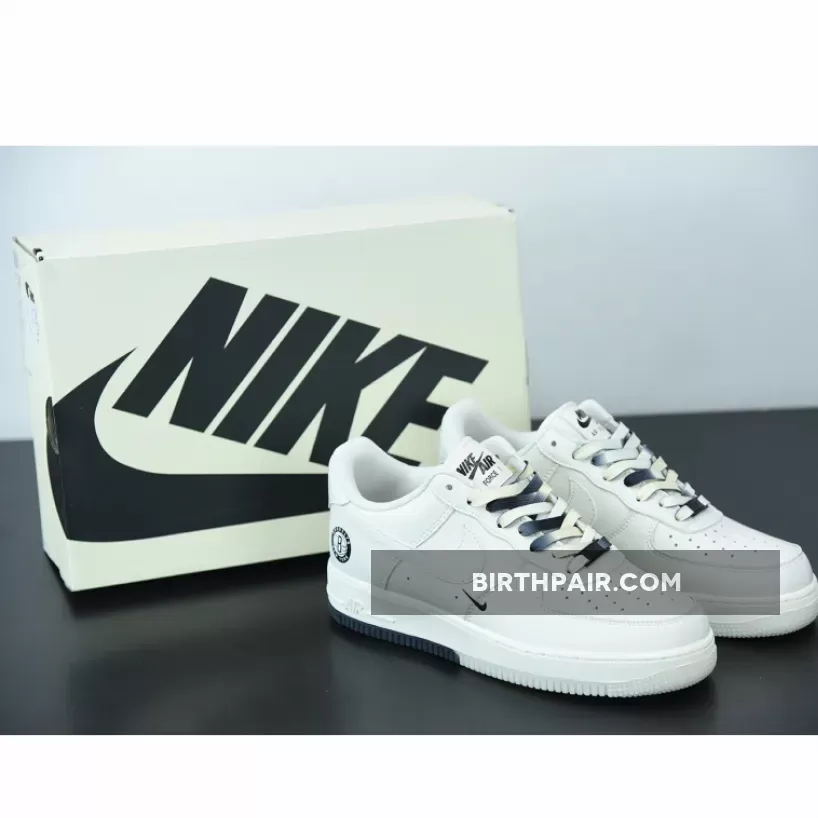 Brooklyn Air Forces / Nike Air Force 1 'Brooklyn' Sail Black