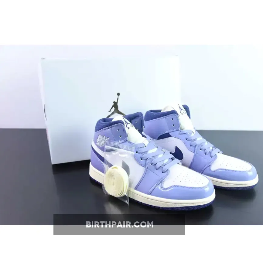Air Jordan 1 Mid Sky J Purple/Barely Grape-Guava Ice