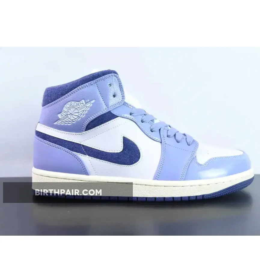 Air Jordan 1 Mid Sky J Purple/Barely Grape-Guava Ice