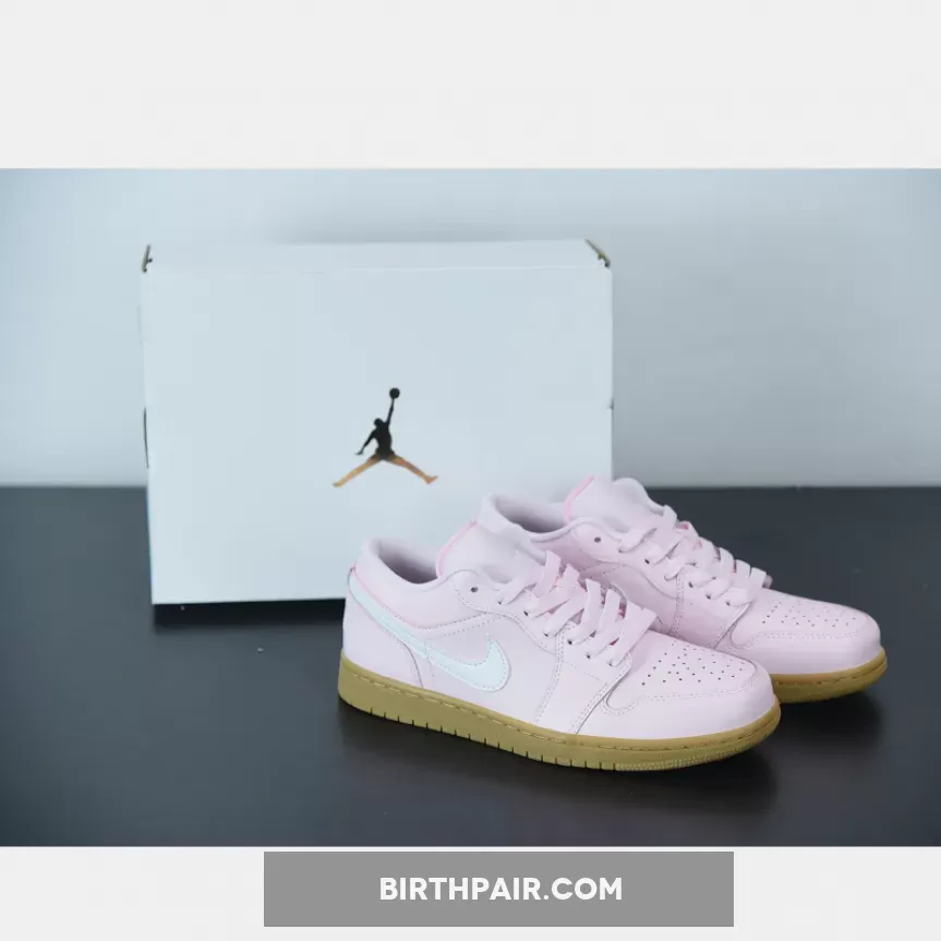 Low Top Pink Jordans / Air Jordan 1 Low Arctic Pink Gum DC0774-601