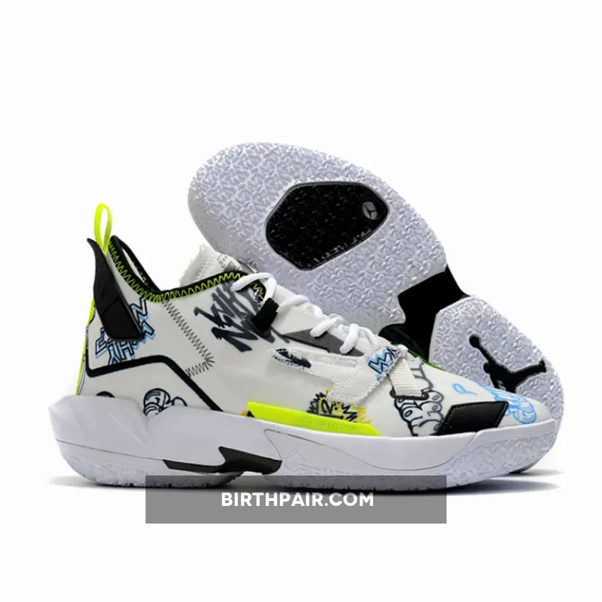 Graffiti 4 / Jordan Why Not Zer0.4 White/Volt-Multi-Color