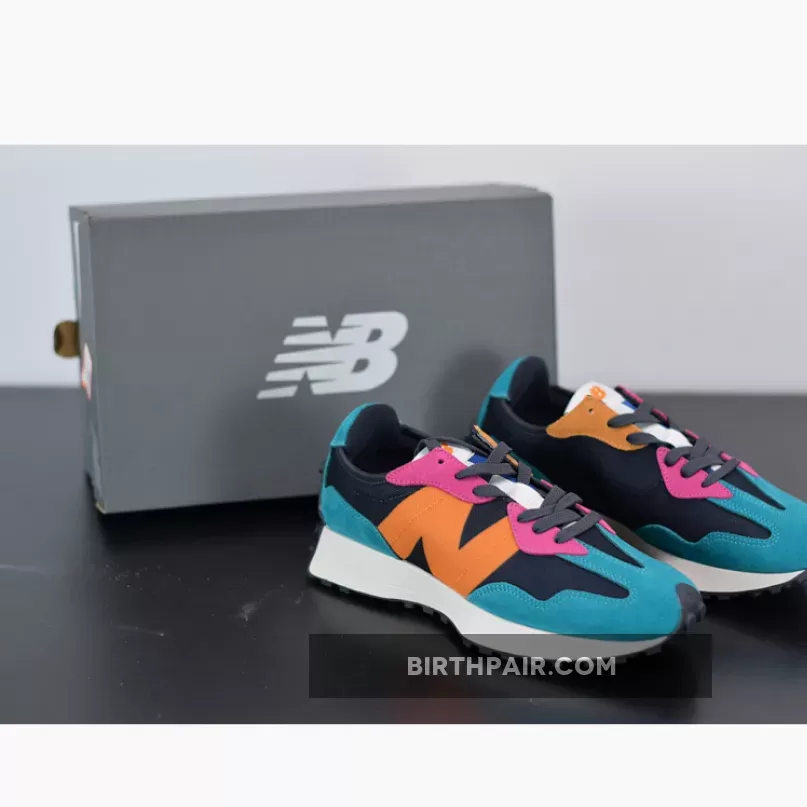 New Balance 327 Black Multi MS327PT - New Balance 327 Multi