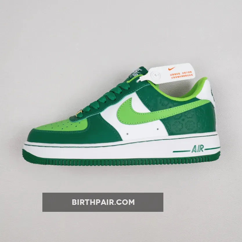 St Patrick Af1 Nike Air Force 1 'St. Patrick's Day' Pine Green