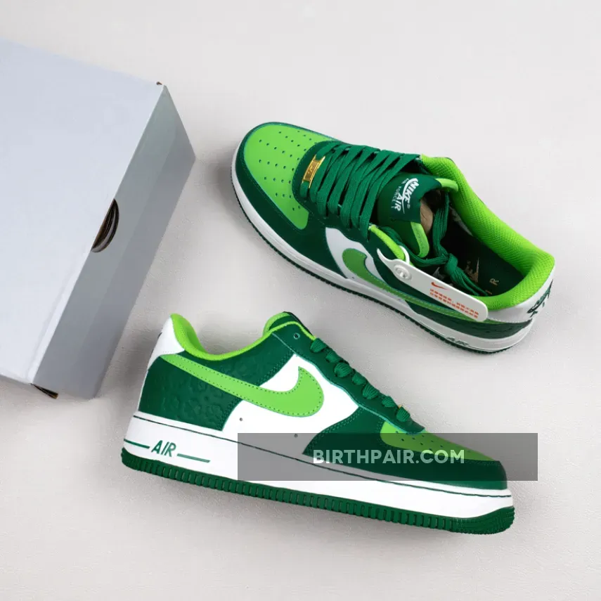 St Patrick Af1 Nike Air Force 1 'St. Patrick's Day' Pine Green