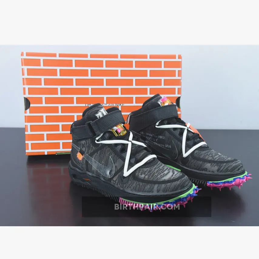 Nike Air Force One Off White Mid / Off-White X Nike Air Force 1 Mid Black/Clear-Black