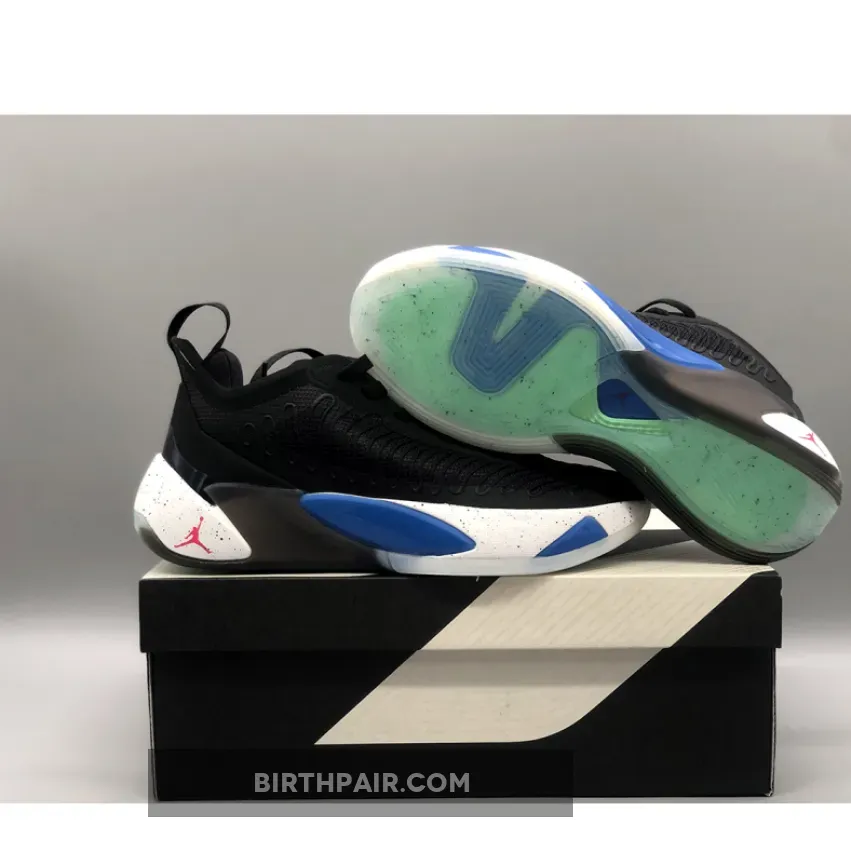 Luka 1s Black / Jordan Luka 1 Black/Metallic Silver-Signal Blue