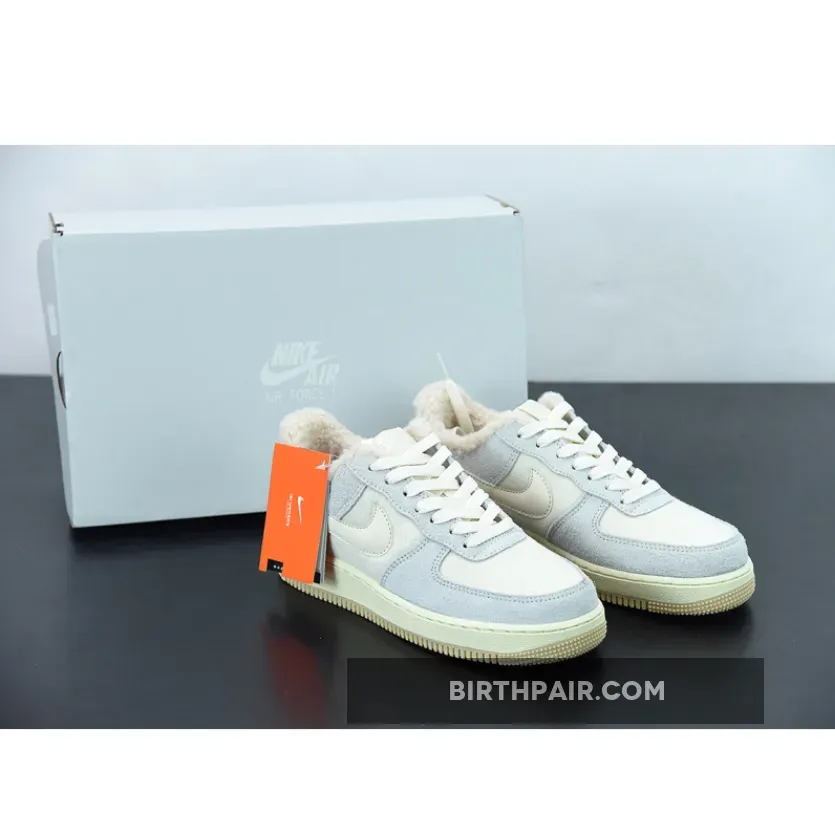 Nike Air Force 1 Low Photon Dust/Pale Ivory/Cashmere/Rattan / Jordan 4 Phantom Dust