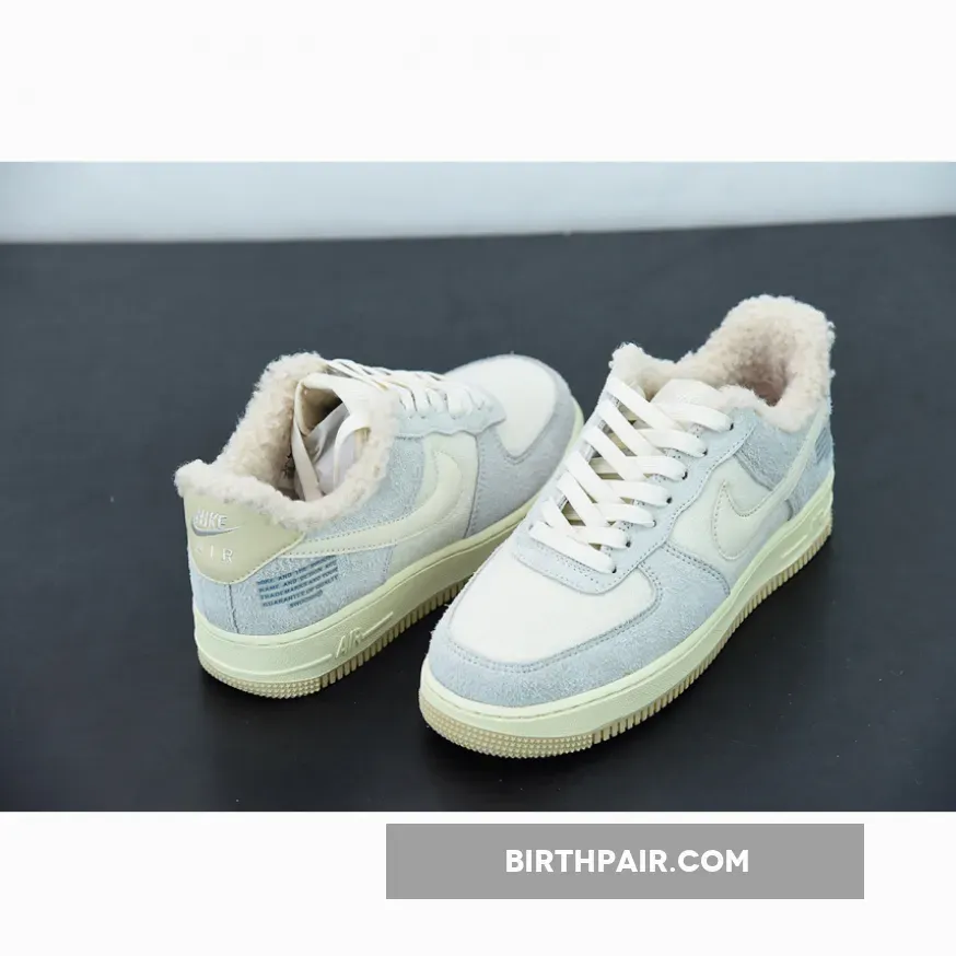 Nike Air Force 1 Low Photon Dust/Pale Ivory/Cashmere/Rattan / Jordan 4 Phantom Dust