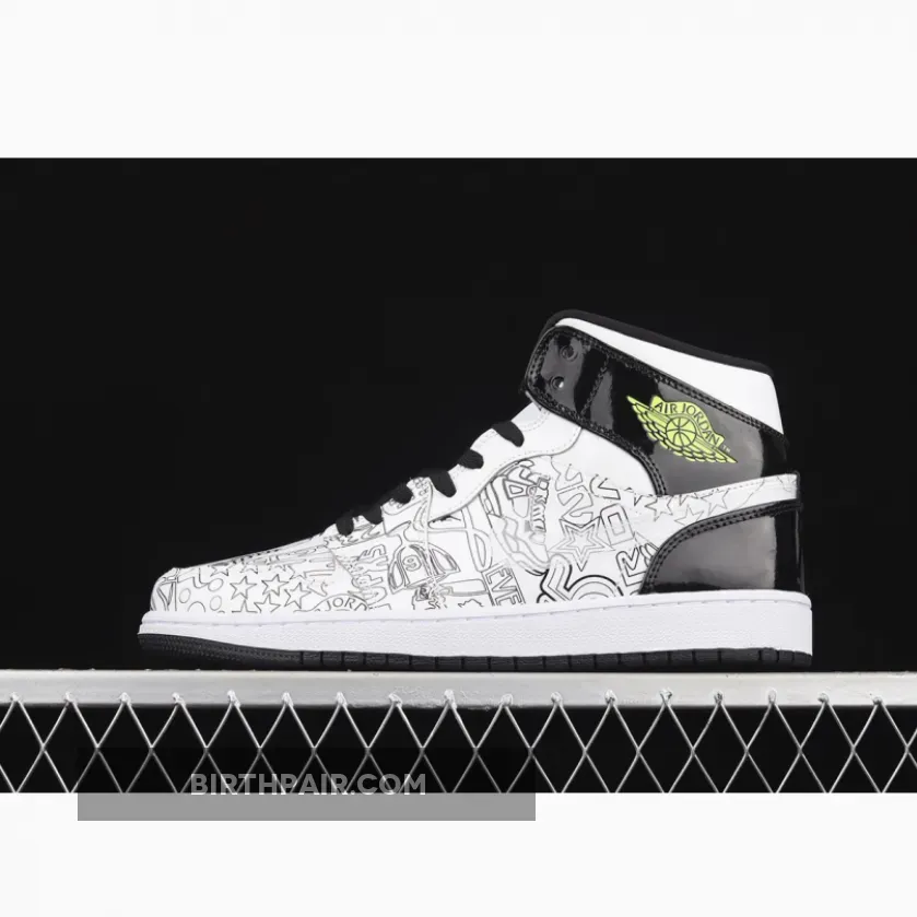 Air Jordan 1 Mid DIY For Womens / Jordan 1 Diy DC4099-100