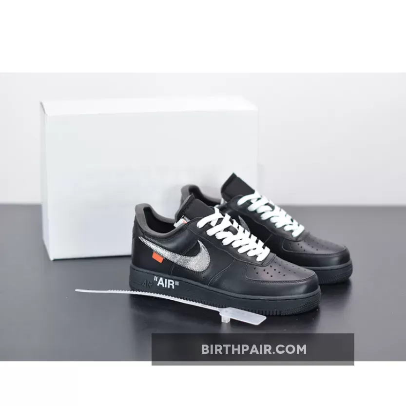 OFF-WHITE X Virgil Nike Air Force 1 Low "MoMA" Black