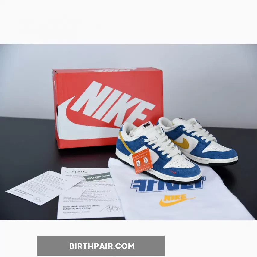 Kasina x Nike Dunk Low Sail/University Gold-Industrial Blue CZ6501-100 / Dunk Low Kasina