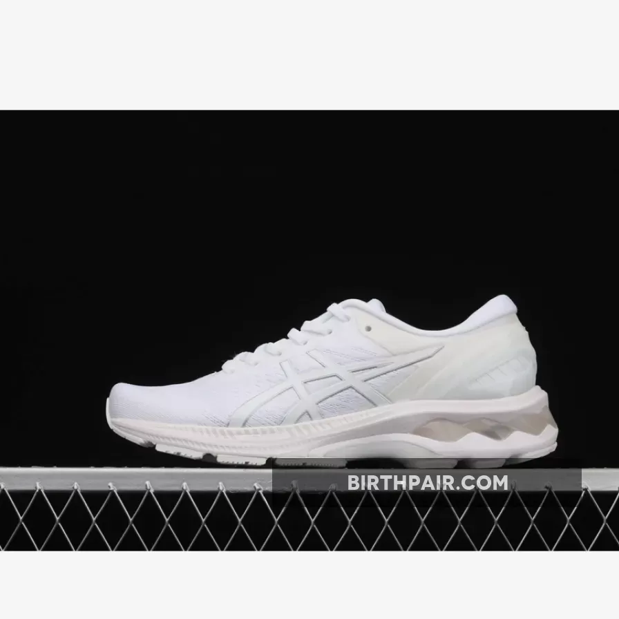 Asics Men's GEL-KAYANO 27 Running Shoes White Asics Kayano 27