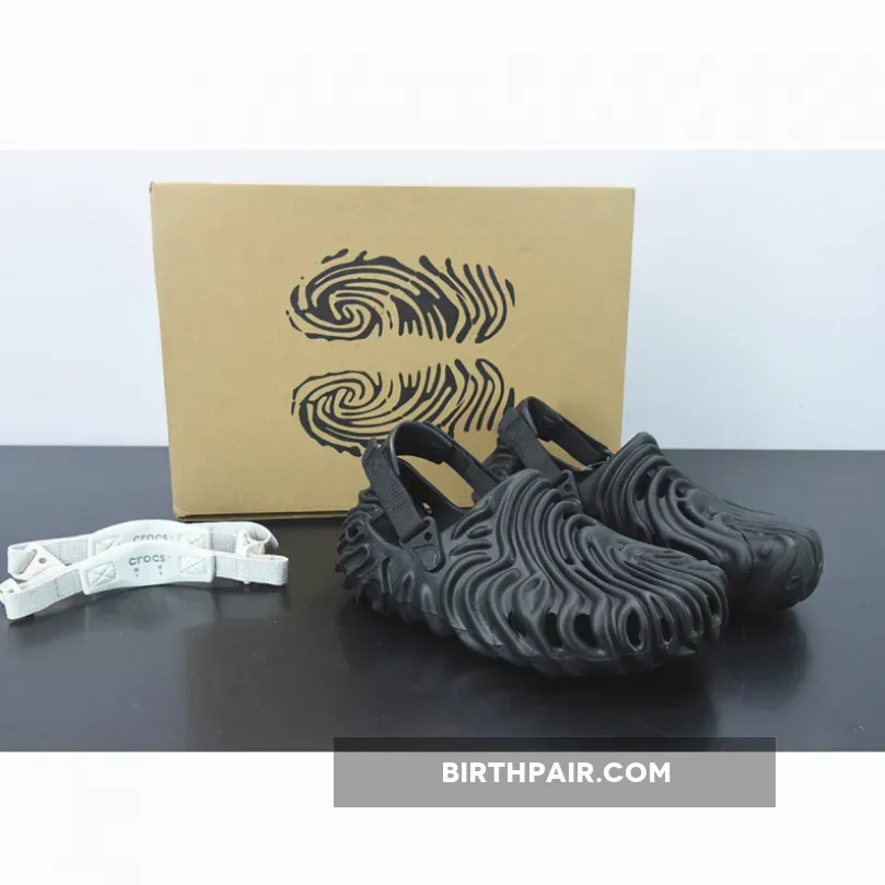 Salehe Bembury x Crocs Pollex Clog 'Sasquatch' Black #crocs salehe bembury sasquatch