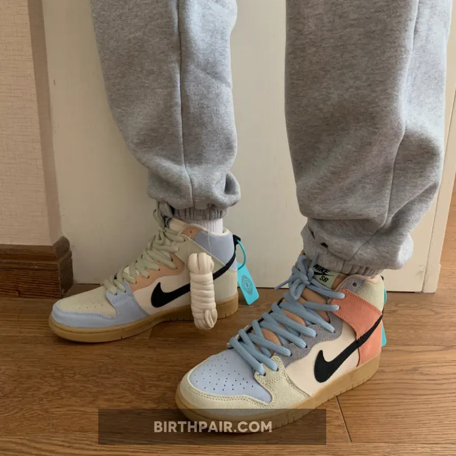 Nike SB Dunk High 'Spectrum' Particle Grey/Black-Terra Blush / particle grey dunk high