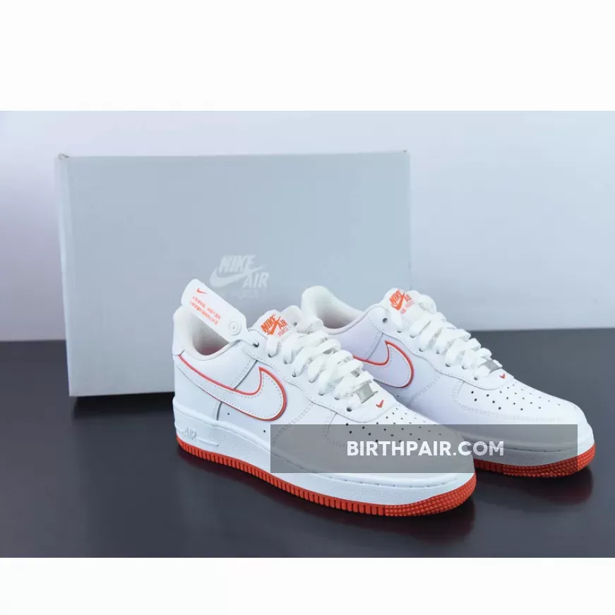 Nike Air Force 1 Low White and Orange DV0788-102 - Picante Red Air Force 1