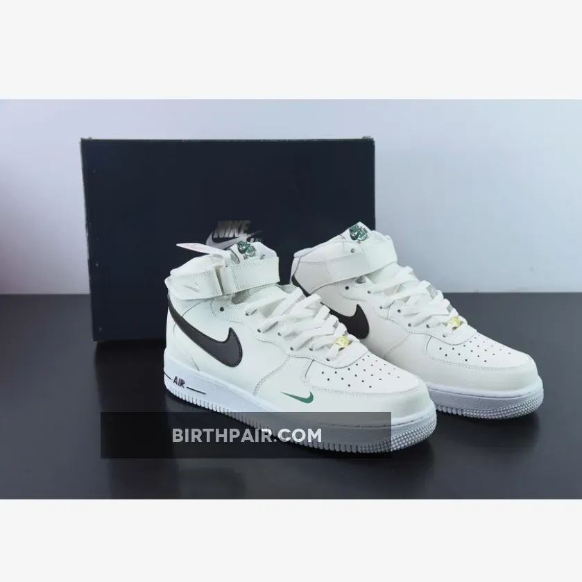 Brown Basalt Nike / Nike Air Force 1 Mid '40th Anniversary' Sail/Malachite/White/Brown Basalt