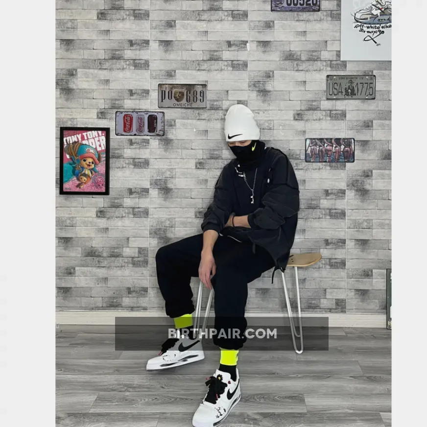 Gd Nike PEACEMINUSONE x Nike Air Force 1 'Para-Noise 2.0' White/Black