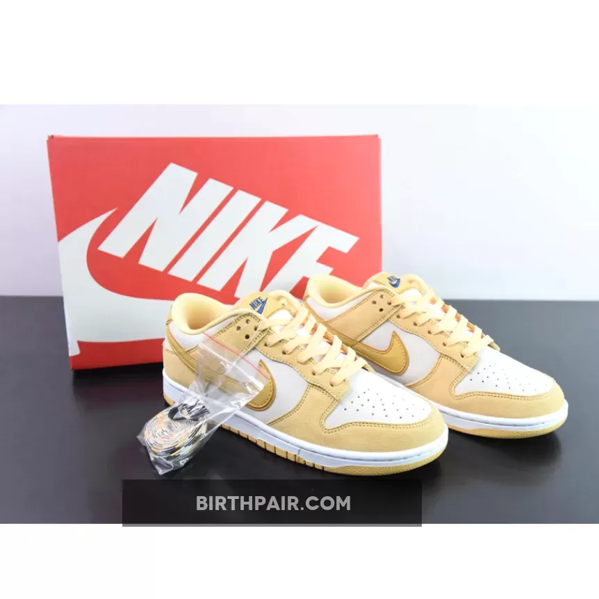 Blue And Gold Dunks Low Nike Dunk Low WMNS Gold Suede