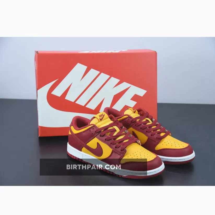 Nike Dunk Low Midas Gold/Tough Red/White - red and yellow dunk low