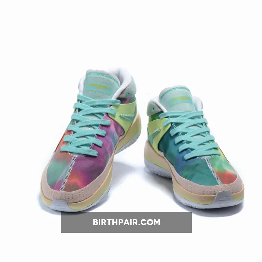 Nike KD 13 'Chill' Washed Coral/Laser Crimson-Pale Ivory-Barely Volt Green Kds