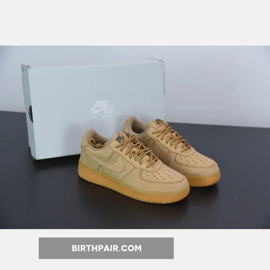 Air Force 1 Low Flax 2019 / Nike Air Force 1 Low Flax/Gum Light Brown/Black