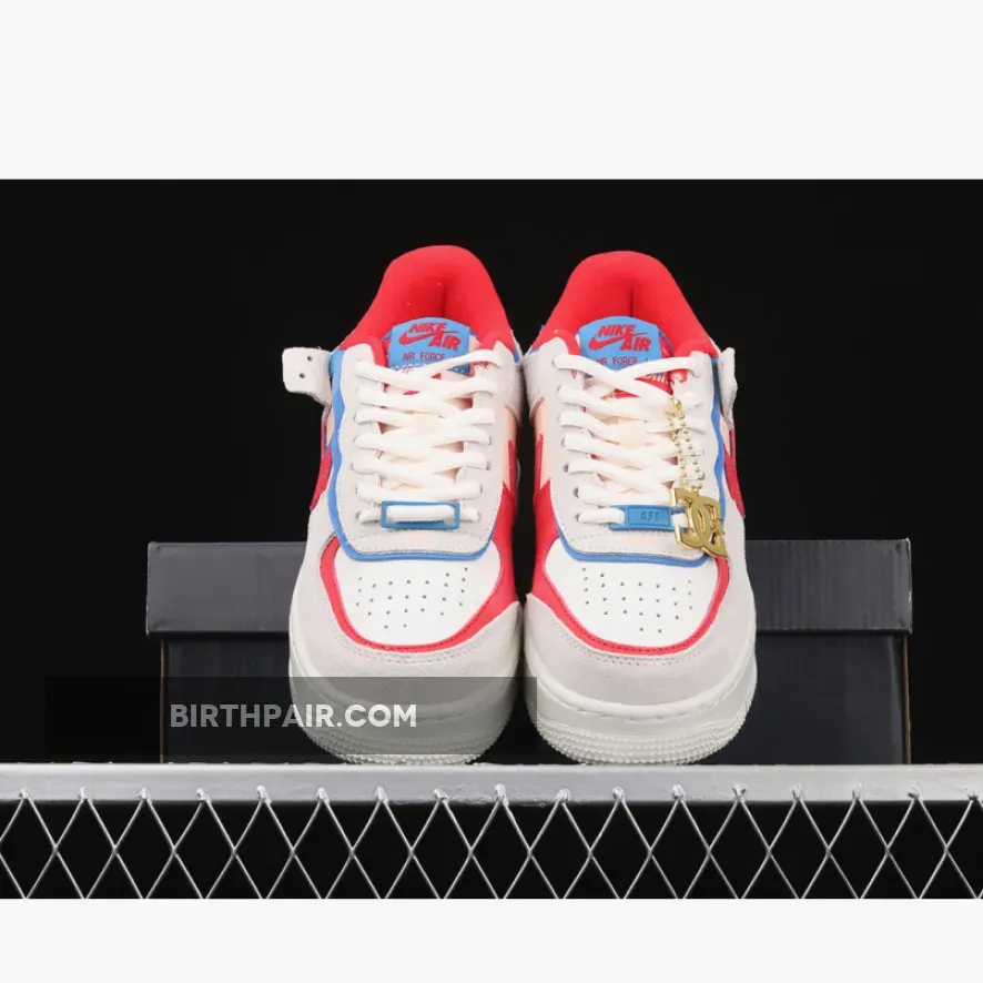 Air Force Red And Blue Nike Air Force 1 Shadow Sail/University Red-Photo Blue