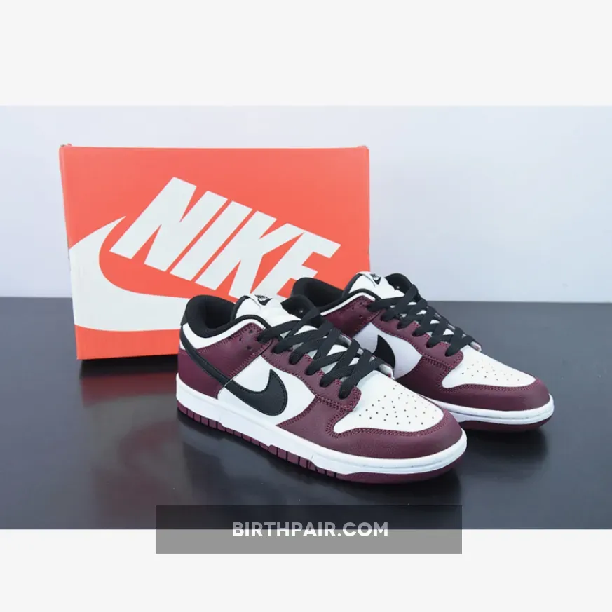Nike Dunk Low White/Wine Red 1675864280 Jordan 1 Wine Red