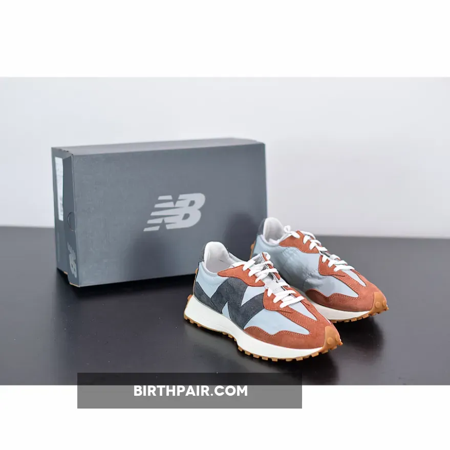 New Balance 327 Brown Grey MS327JC1 #rust colored sneakers