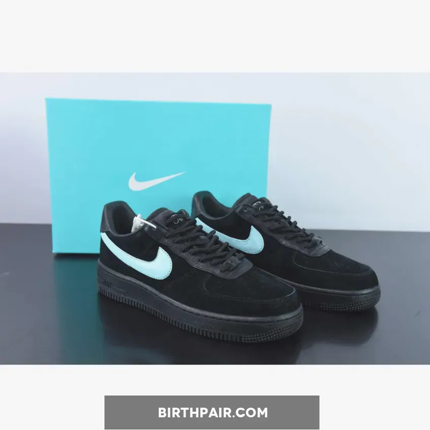 Tiff & Co. x Nike Air Force 1 Low '1837' Black Blue / Tiffany Co Nike Shoes