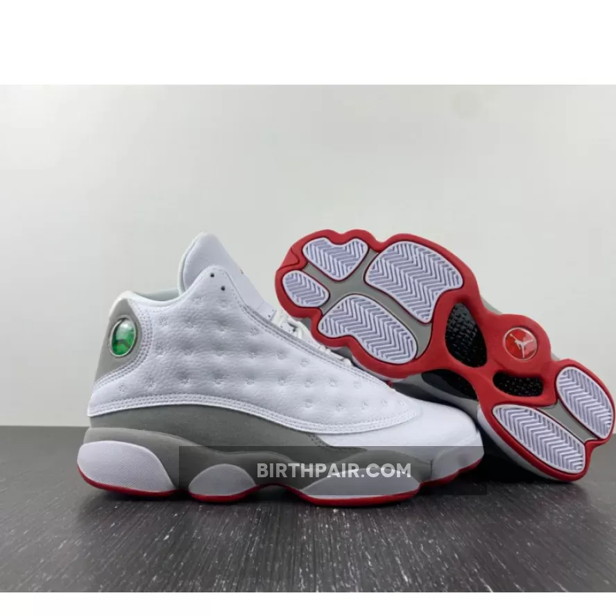Air Jordan 13 White/True Red-Wolf Grey 414571-160 - air jordan 13 grey