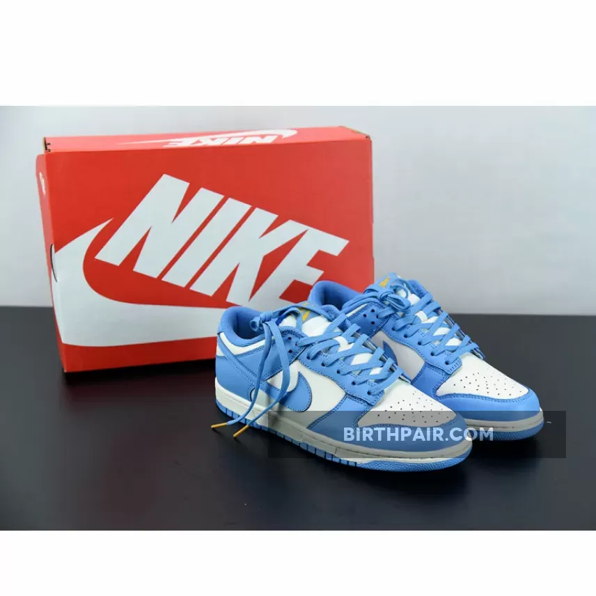 Nike Dunk Low 'Coast' Sail/Coast-University Gold / Coastal Blue Dunks