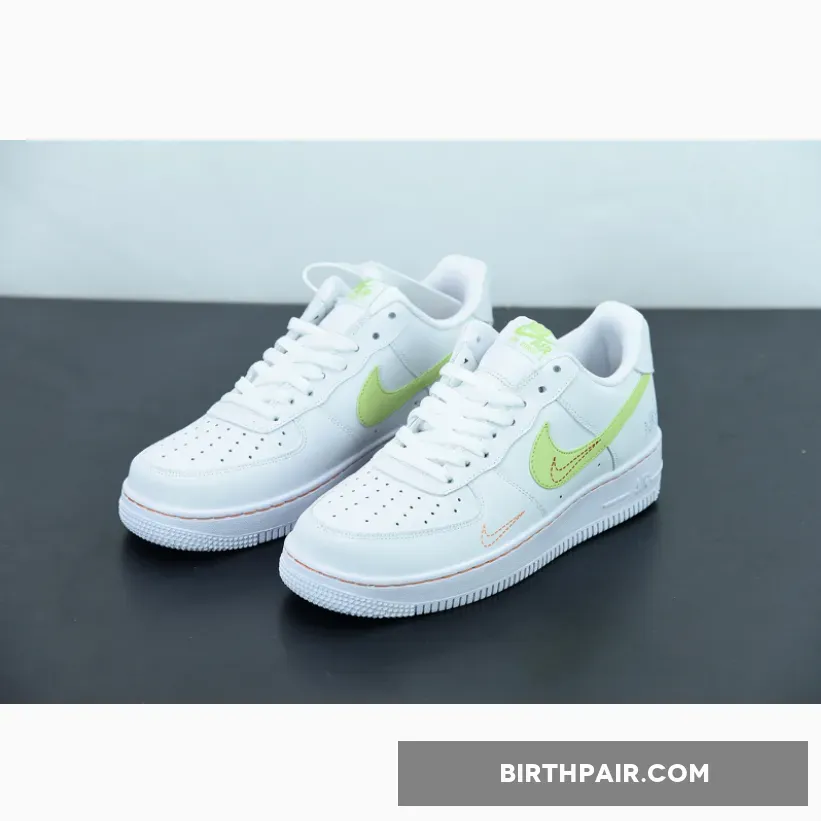 Nike Air Force 1 White/Bright Crimson/Light Photo Blue/Lime Ice DN8000-100 - Air Force 1 Lime Ice