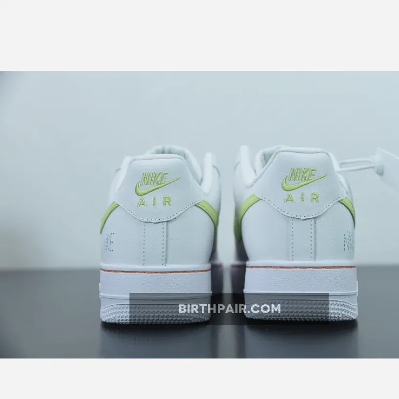 Nike Air Force 1 White/Bright Crimson/Light Photo Blue/Lime Ice DN8000-100 - Air Force 1 Lime Ice