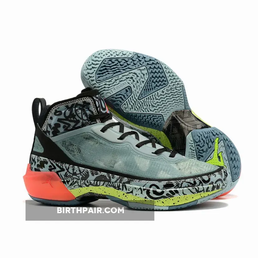 Air Jordan Xxxvii Satou / Air Jordan 37 Satou Sabally Ocean Cube/Flash Crimson-Volt-Black-Celestial Teal