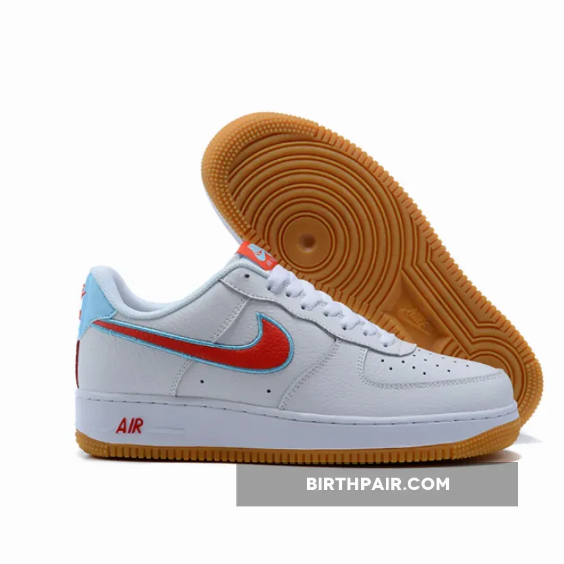 Nike Air Force 1 Low White/Chile Red-Glacier Ice Air Force 1 Red