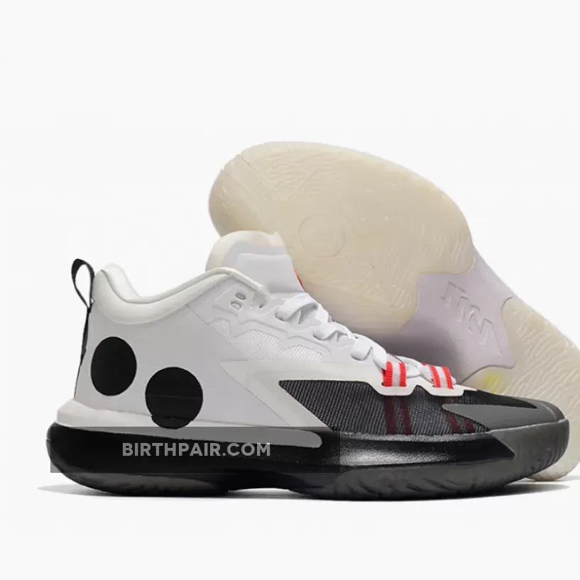 Madara Zion 1 / Naruto x Jordan Zion 1 'Shinobi' White/University Red-Black
