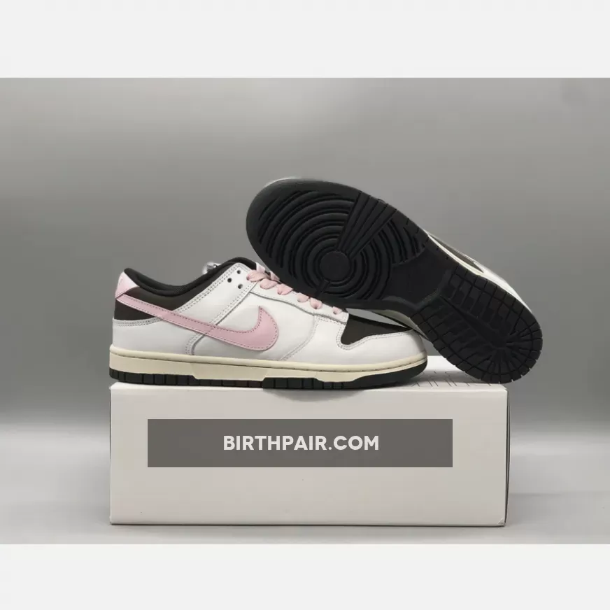 Nike Dunk Custom / Nike Dunk Low White Brown Pink