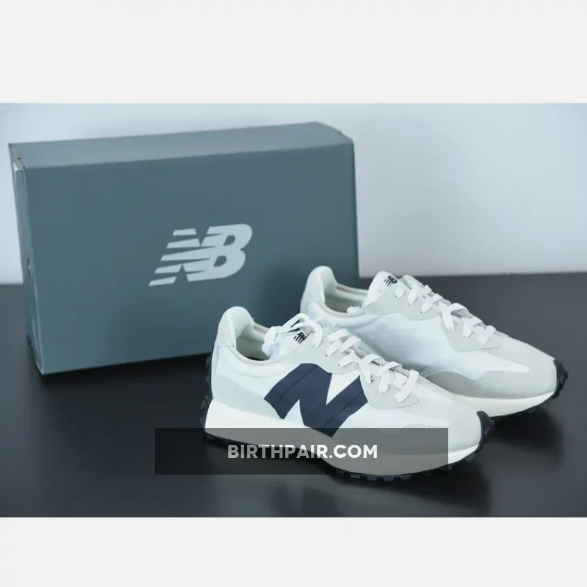 Nb 327 Sea Salt With Black - New Balance 327 Sea Salt/Black MS327FE