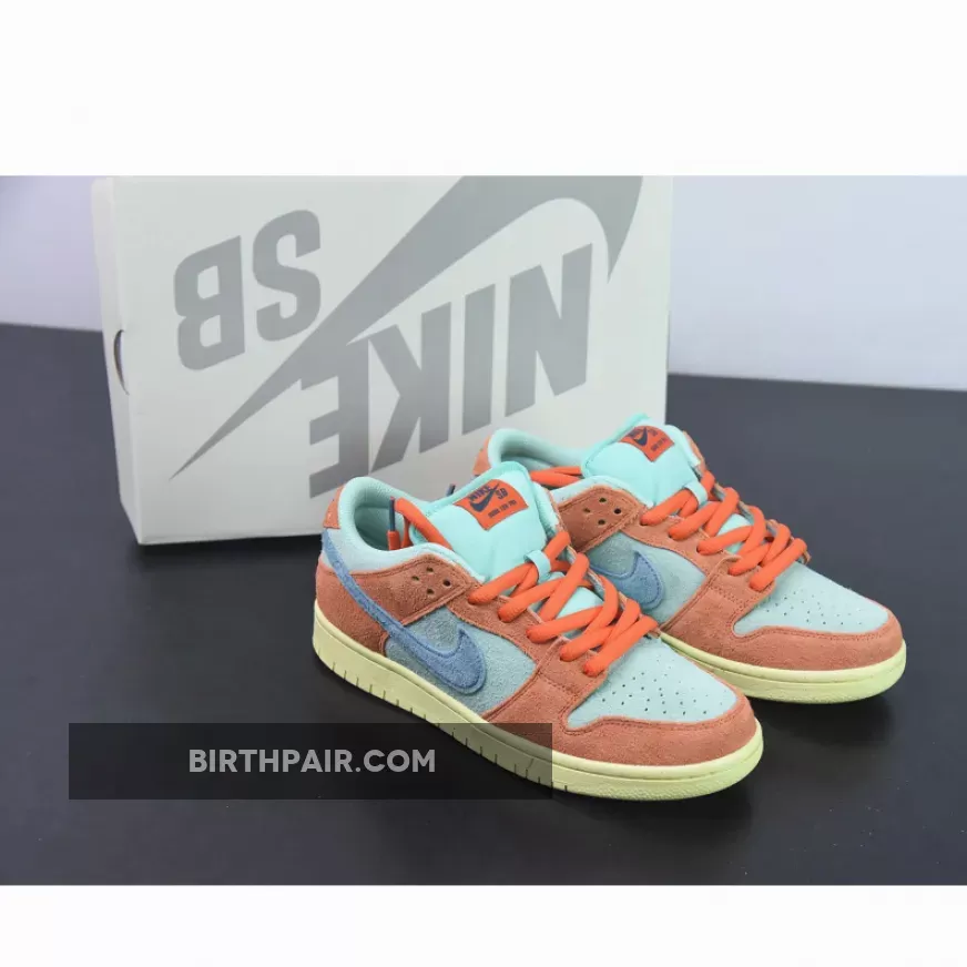 Nike SB Dunk Low Pro Orange Aqua Royal Blue And Orange Dunks