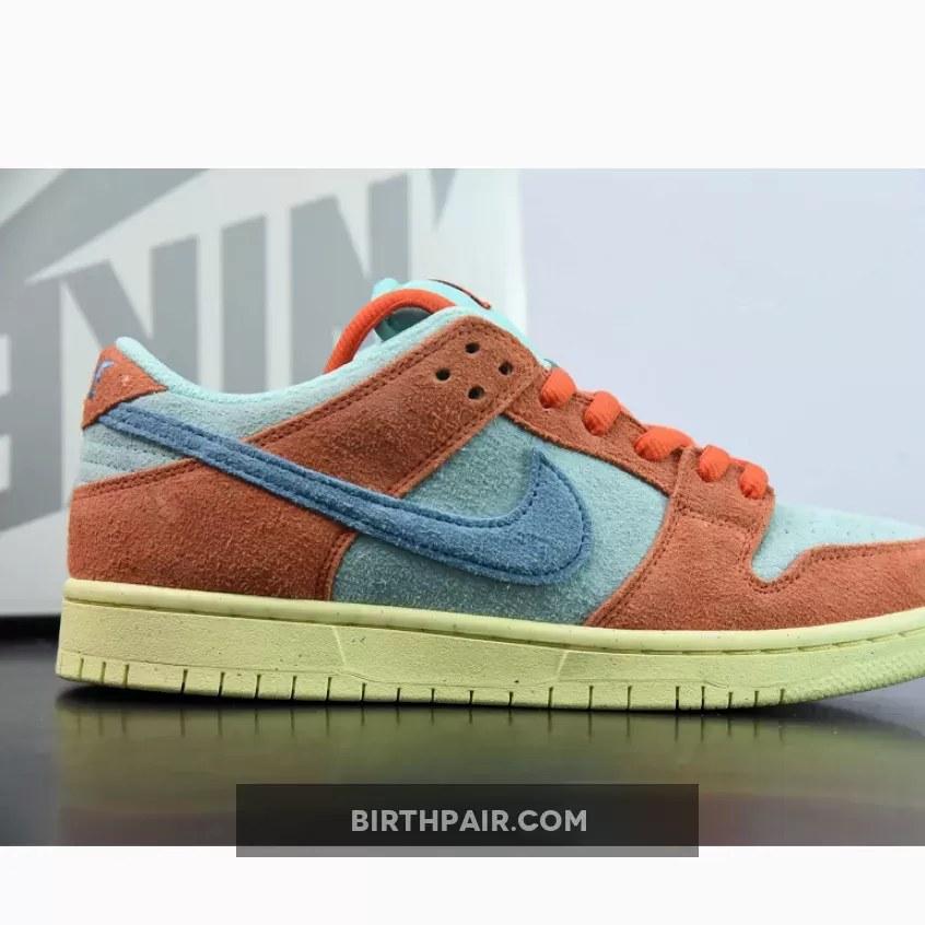 Nike SB Dunk Low Pro Orange Aqua Royal Blue And Orange Dunks