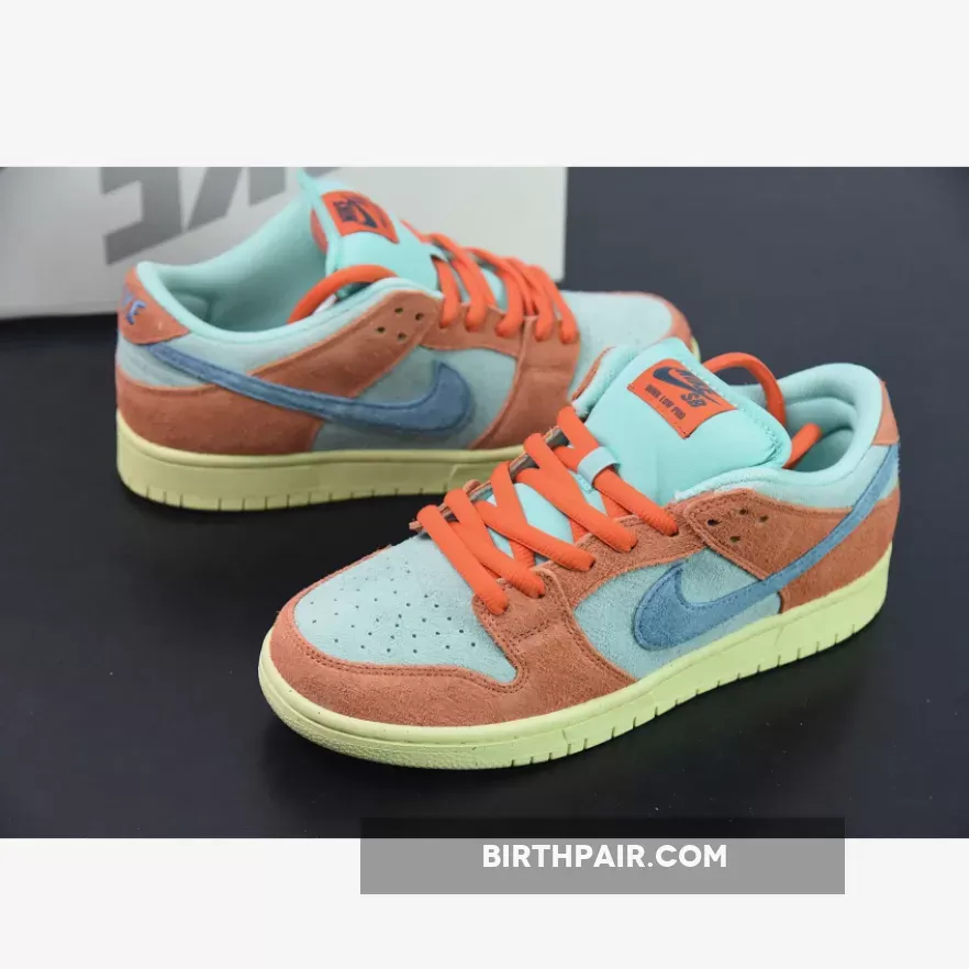 Nike SB Dunk Low Pro Orange Aqua Royal Blue And Orange Dunks
